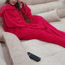 Cobertor Casaco Unissex com Mangas e Capuz: Conforto e Calor no Inverno