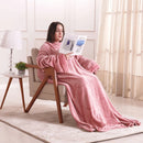 Cobertor Casaco Unissex com Mangas e Capuz: Conforto e Calor no Inverno