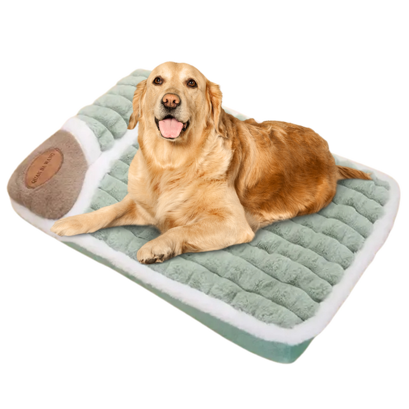 Colchão Macio para Pets com Relevo Confortável para a Cabeça