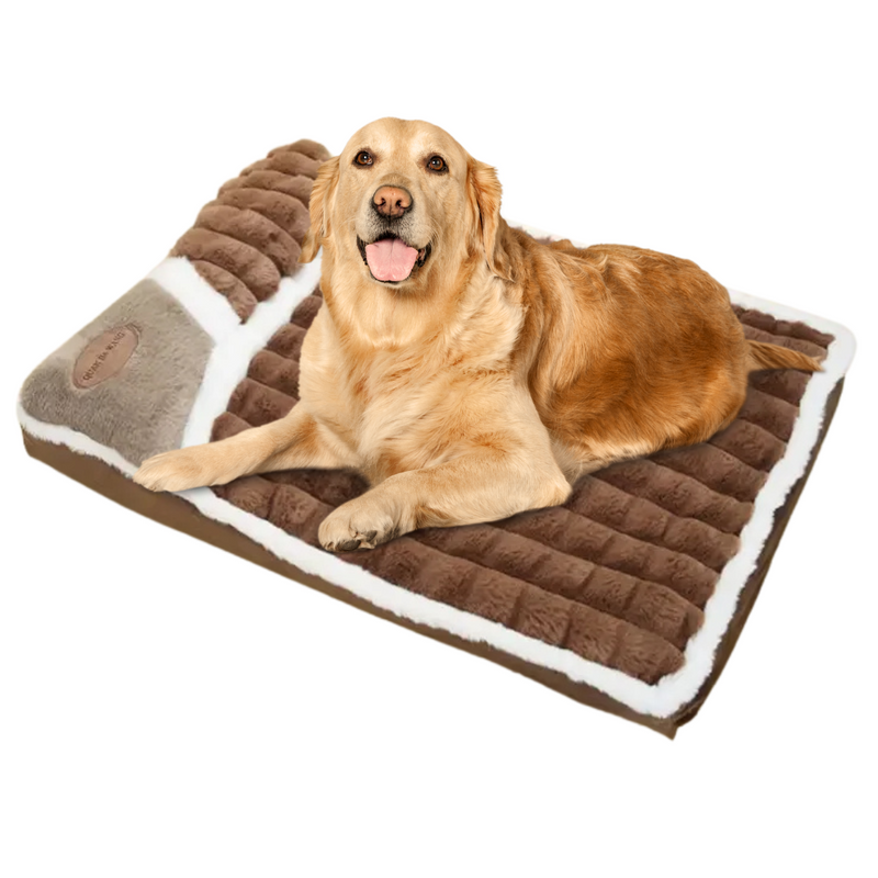 Colchão Macio para Pets com Relevo Confortável para a Cabeça