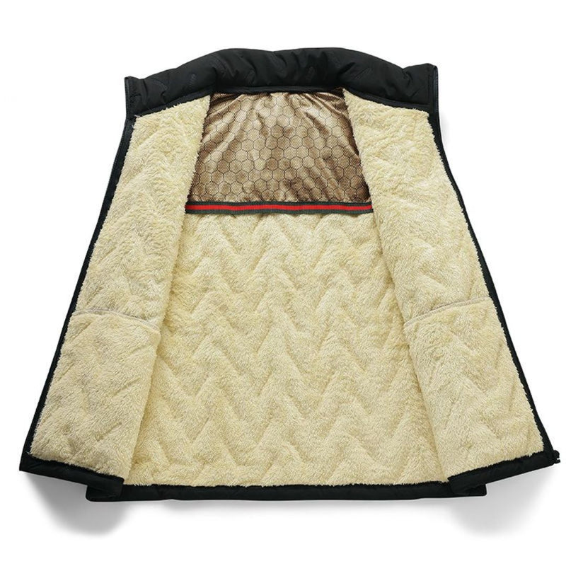 Colete Masculino Social Preto Inverno Viego