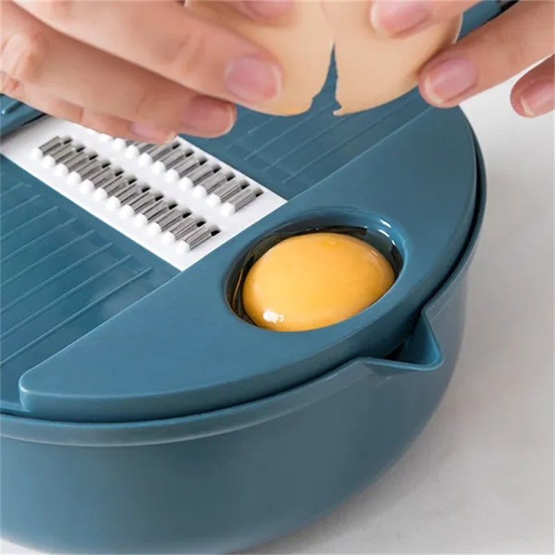 Cortador Profissional de Legumes e Vegetais 12 em 1: Transforme Seu Preparo na Cozinha