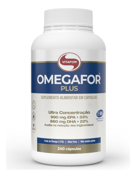suplemento alimentar Omegafor Plus 240 Cápsulas Vitafor