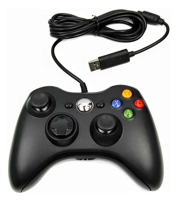 Controle Para Xbox 360 Com Fio Joystick Tv/pc/android