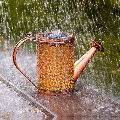 Regador Solar com Luz LED para Transformar seu Jardim