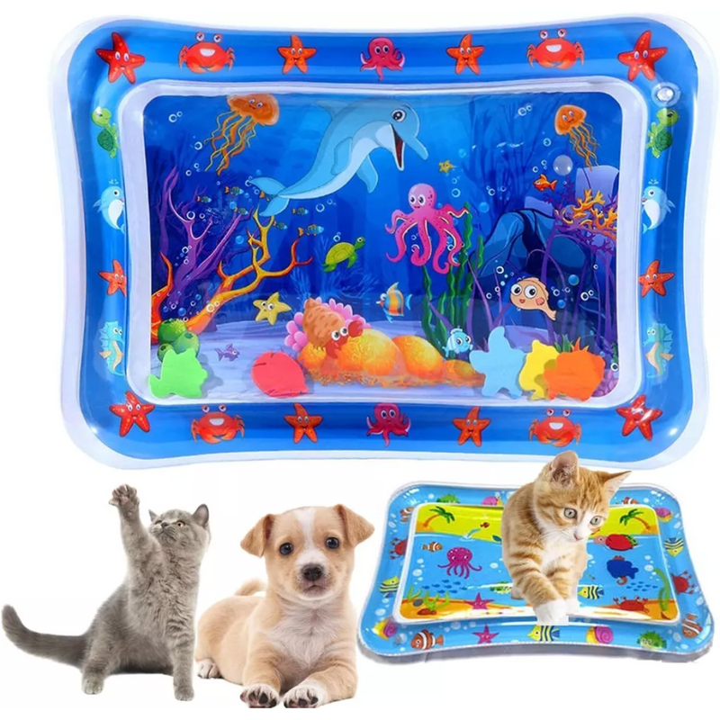 Tapete Inflável Sensacional de Água para Diversão Segura de Cães e Gatos