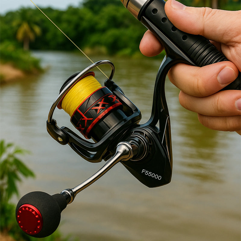 Molinete Abu Garcia Black MAX3 2024 Deukio com Óculos Grátis para Aventura Perfeita