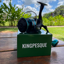 Molinete Kingpesque AzureX com Drag de Até 10kg + Óculos Polarizados Kingpesque Inclusos - Pesque com Conforto e Estilo