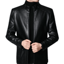 Jaqueta Masculina de Couro Genuíno - Estilo e Conforto Valentino Dourado