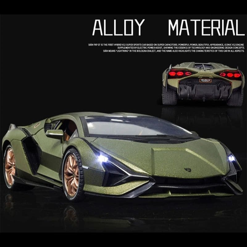 Miniatura Lamborghini Carrinho de Colecionador Sian FKP 37 1:18