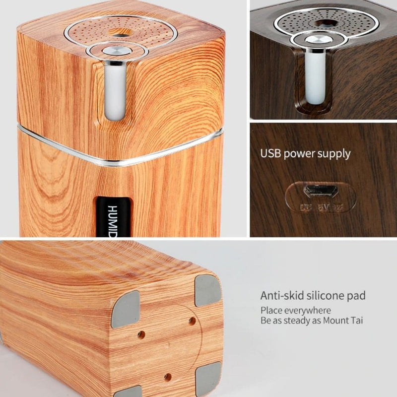 Umidificador Aromatizador de Ar Elétrico Ultrassônico Humidifier 300ml