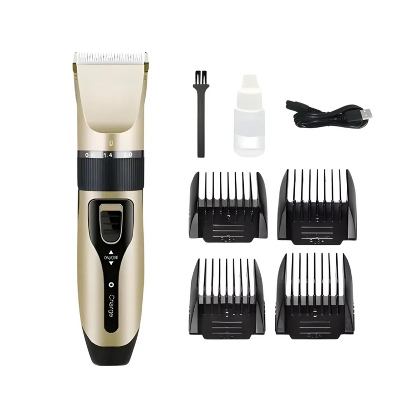 Máquina de Tosa Recarregável para Cães e Gatos – Praticidade e Conforto para o Seu Pet