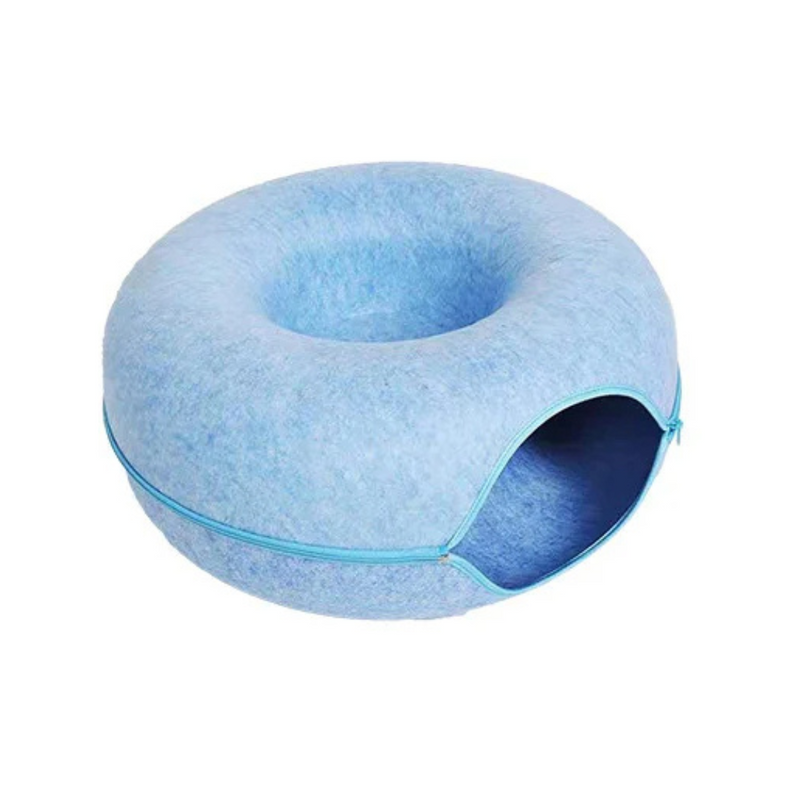 Cama de Feltro Rosquinha: Conforto e Aventura Para Gatos