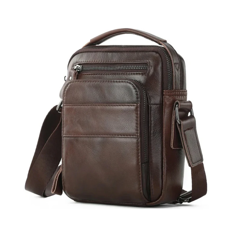 Bolsa de Ombro em Couro Genuíno - Elegância e Praticidade para o Seu Dia a Dia