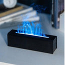 Umidificador Aromático com Luz de Chama RGB para Conforto e Relaxamento