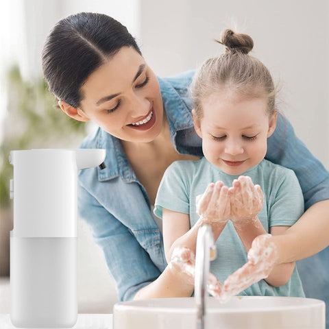 Dispensador de Sabão Automático Recarregável - Praticidade e Higiene com CleanTouch