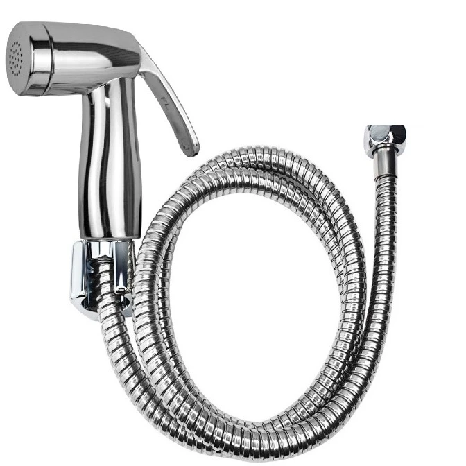 Ducha Higiênica Completa 1,20m em Metal Cromado para Conforto e Praticidade