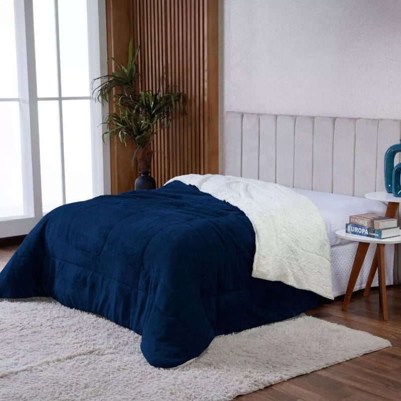 Edredom Queen Aveludado: Conforto Térmico para Noites de Inverno