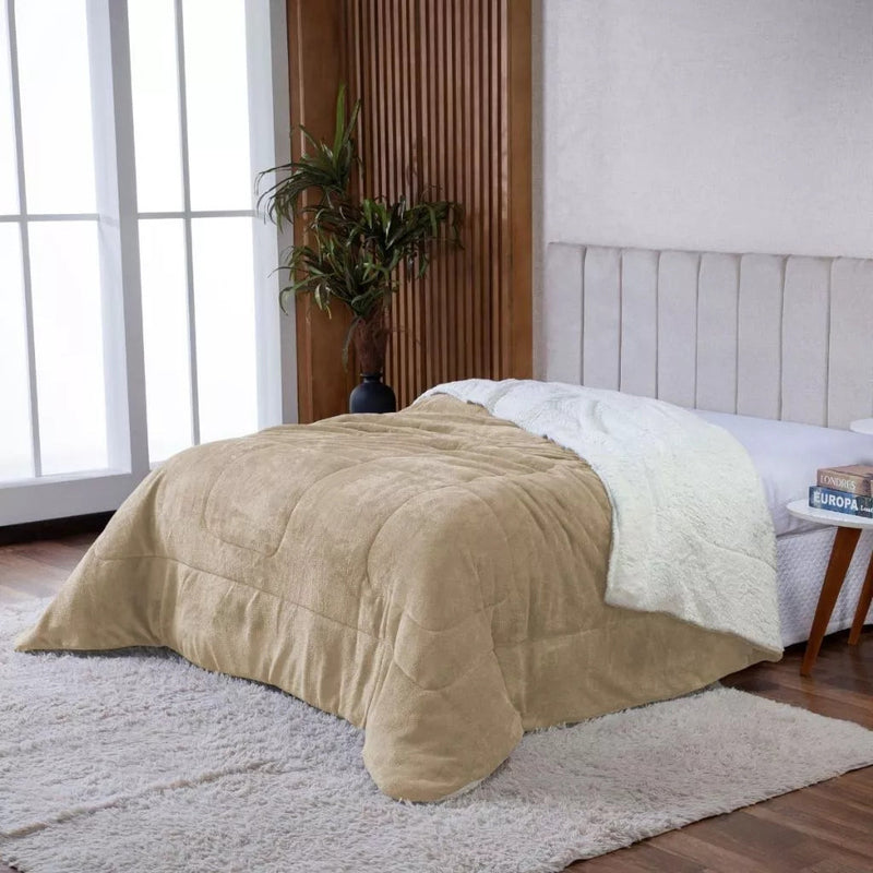 Edredom Queen Aveludado: Conforto Térmico para Noites de Inverno