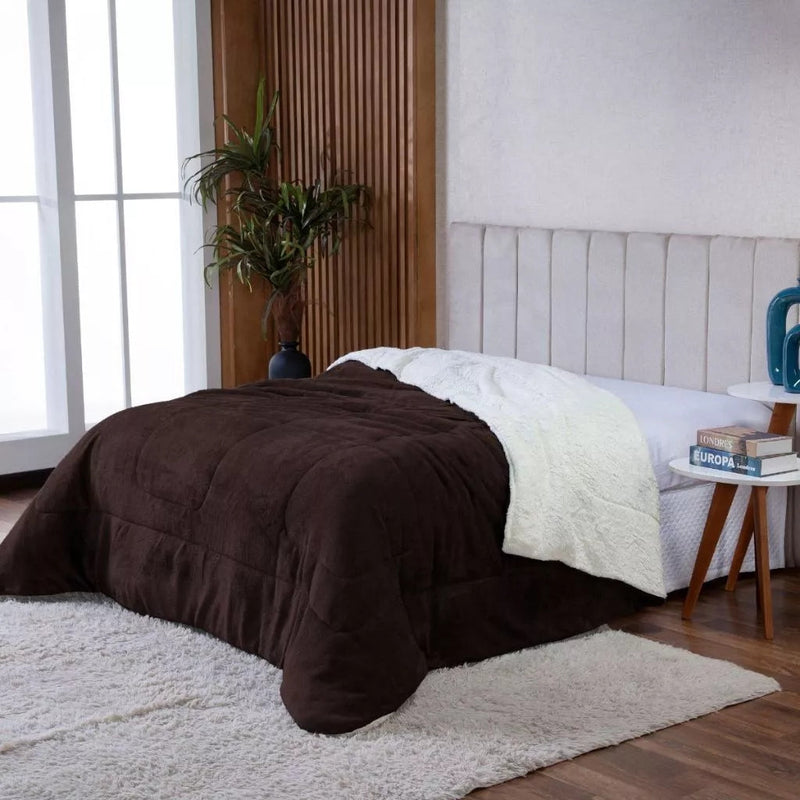Edredom Queen Aveludado: Conforto Térmico para Noites de Inverno