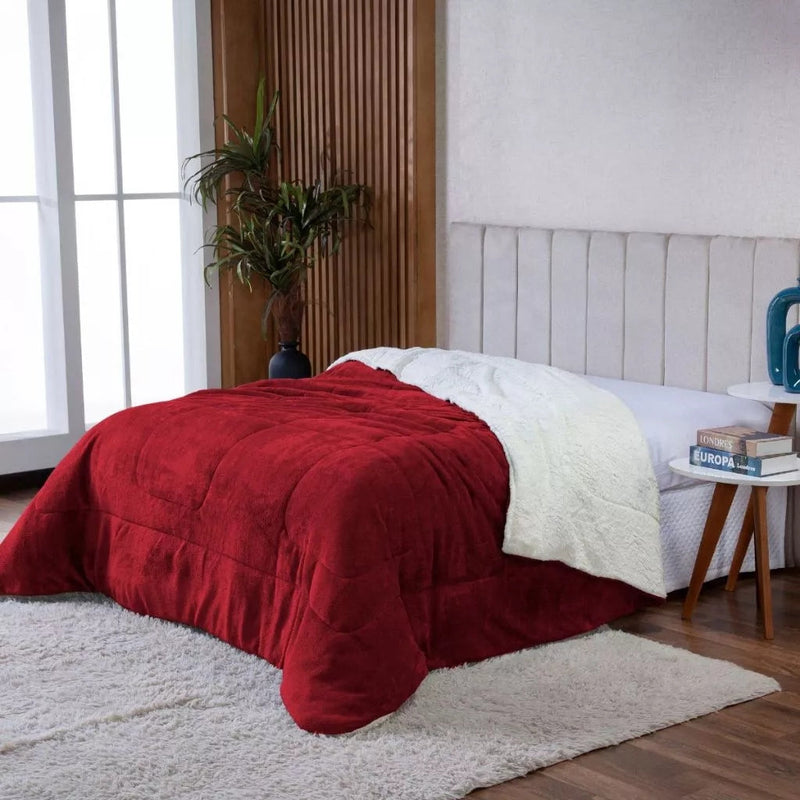 Edredom Queen Aveludado: Conforto Térmico para Noites de Inverno