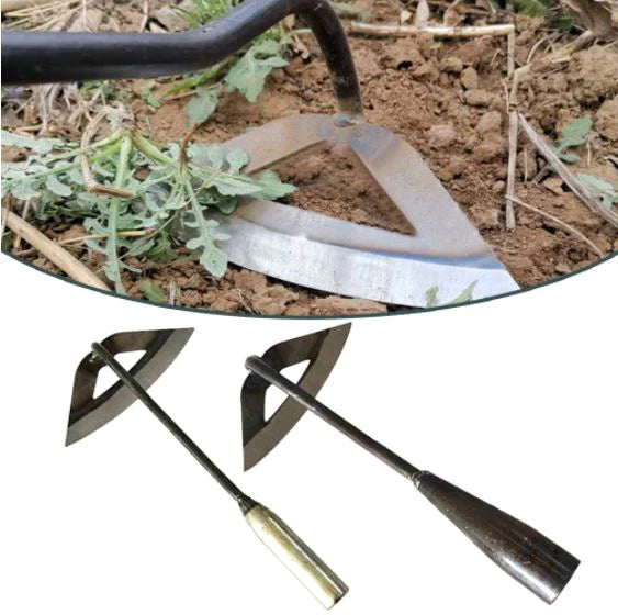 Enxada Portátil em Aço Inoxidável para Cultivar com Facilidade