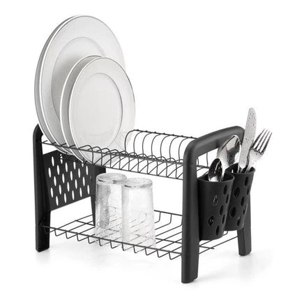 Escorredor Duplo Desmontável: Organize Seus Utensílios com Praticidade