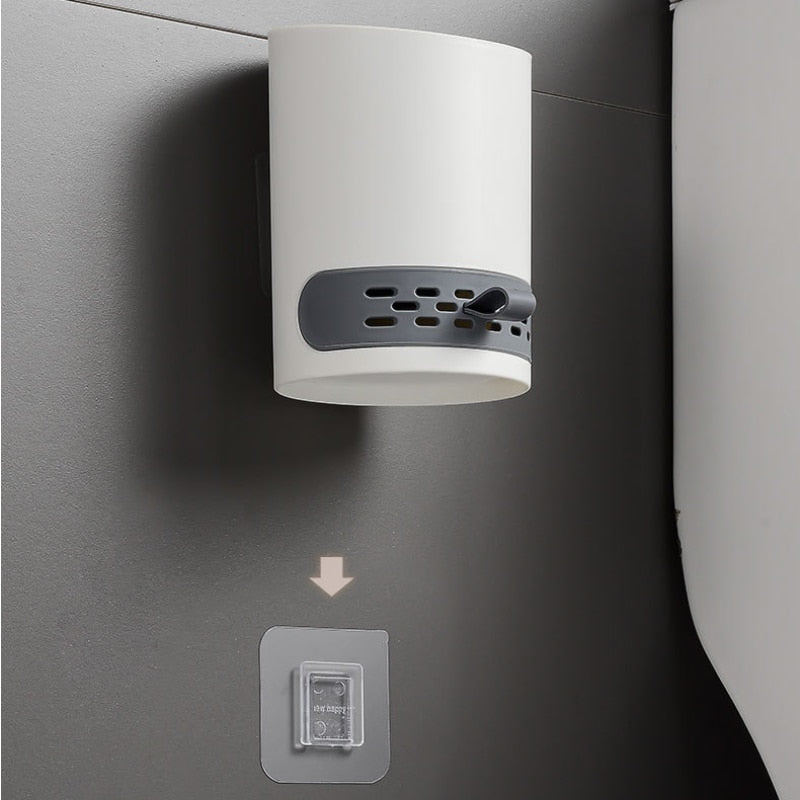 Escova Prática para Limpeza de Vaso com Dispensador Recarregável - SmartClean