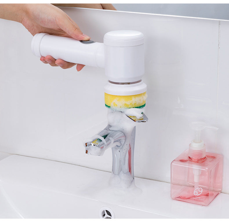 Escova Elétrica Portátil 3 em 1 - Praticidade e Conforto na Limpeza com CleanPro