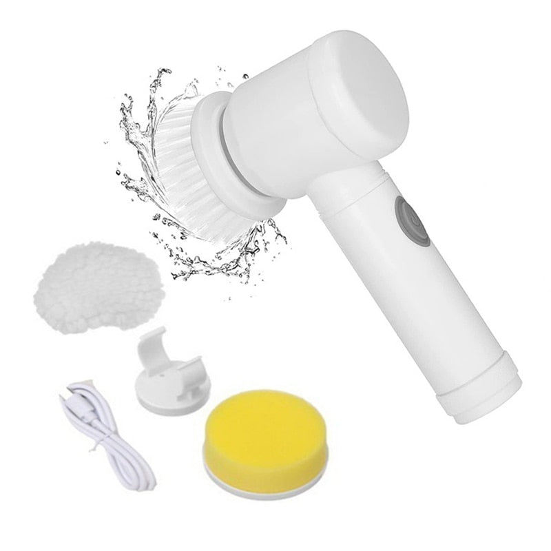 Escova Elétrica Portátil 3 em 1 - Praticidade e Conforto na Limpeza com CleanPro