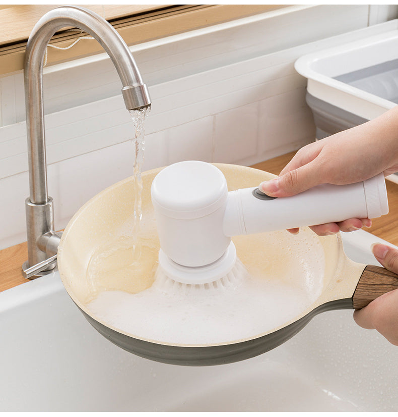 Escova Elétrica Portátil 3 em 1 - Praticidade e Conforto na Limpeza com CleanPro