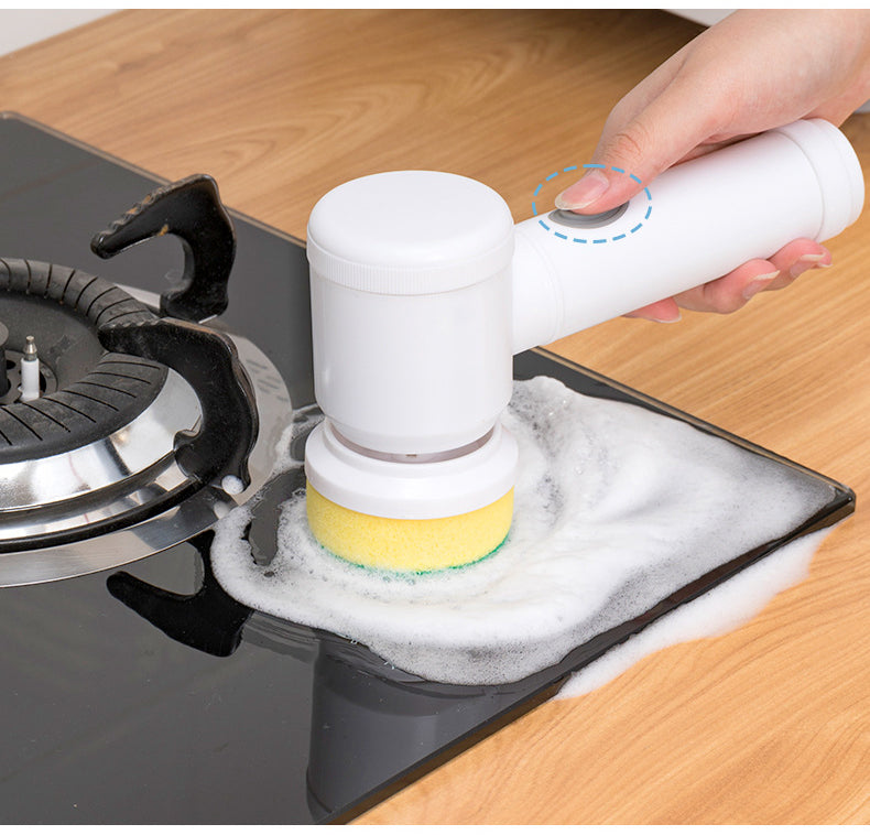 Escova Elétrica Portátil 3 em 1 - Praticidade e Conforto na Limpeza com CleanPro