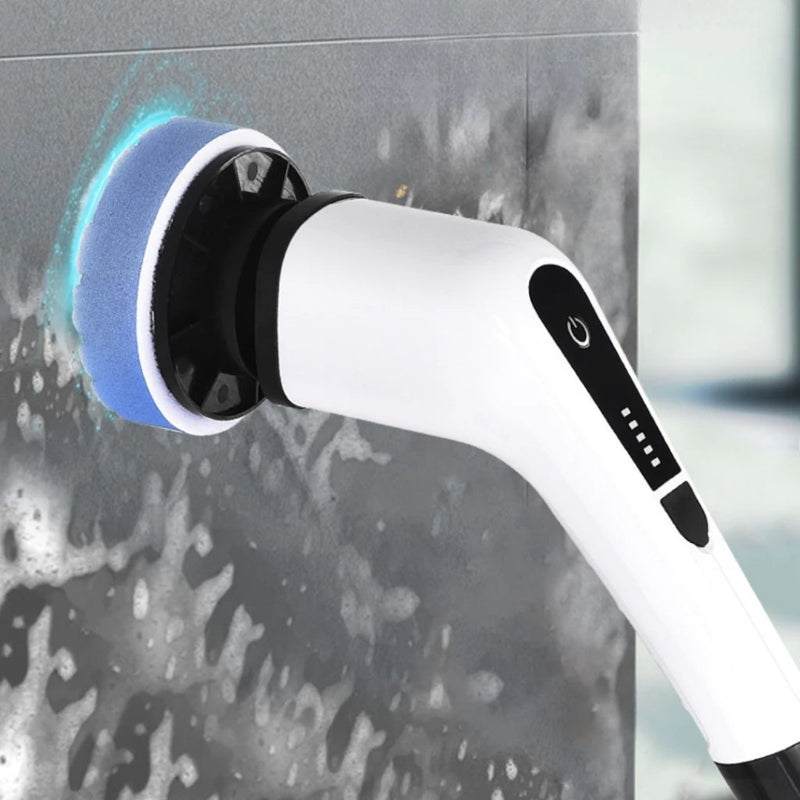 Esfregão Recarregável 3 em 1 com Limpeza Giratória: Praticidade e Conforto para o Seu Dia a Dia