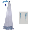 Tarrafa de Pesca Lawaia Monofilamento com Anel Prático em Alumínio ou Plástico