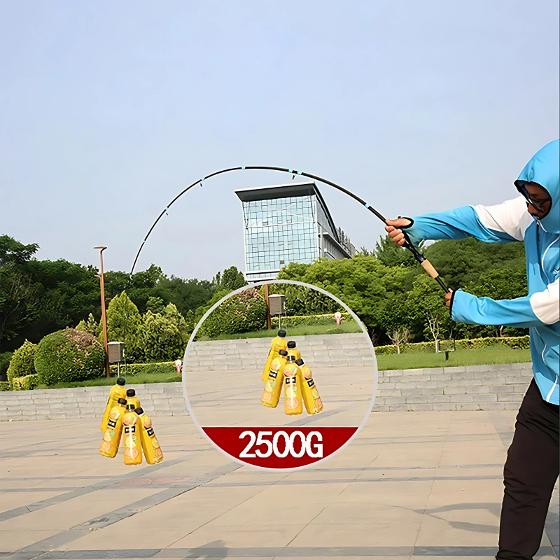 Vara de Pesca Ultralight Kingpesque com Isca Giratória de 1.8m a 2.1m para Aventura e Conforto na Pesca