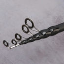 Vara de Pesca Telescópica Kingpesque em Carbono - Leve e Compacta de 1,5m a 2,4m para Aventura Sem Limites