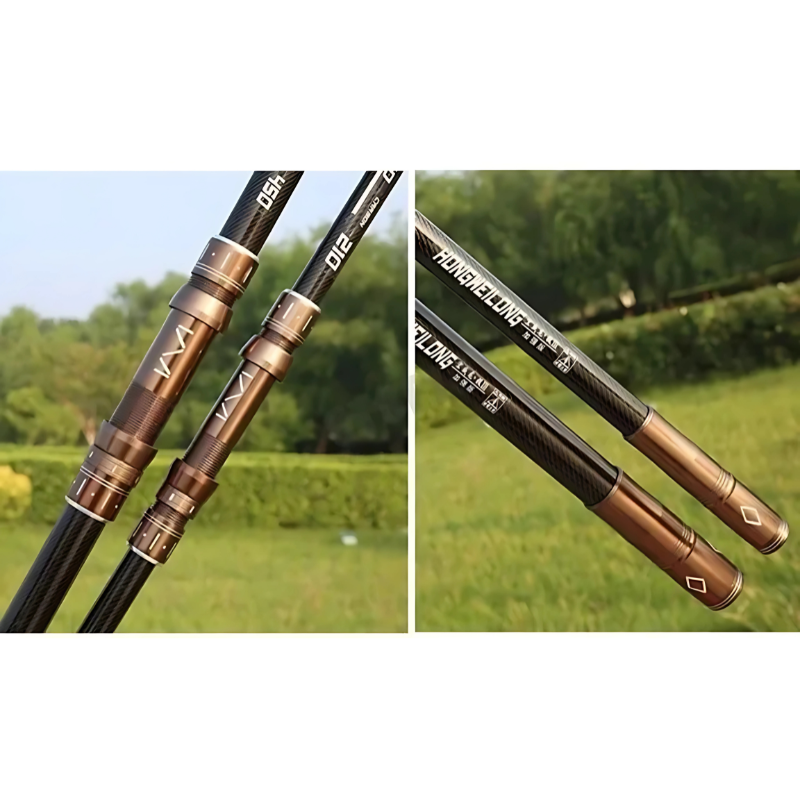 Vara de Pesca Telescópica de Carbono Para Capturas Impressionantes - Força de 20kg