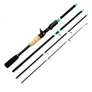 Vara de Pesca Ultralight Kingpesque com Isca Giratória de 1.8m a 2.1m para Aventura e Conforto na Pesca