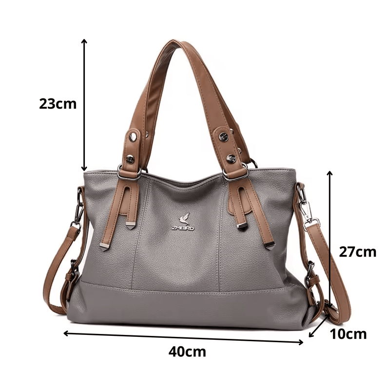 Bolsa Zaya em Couro Genuíno: Estilo e Praticidade Para o Seu Dia a Dia