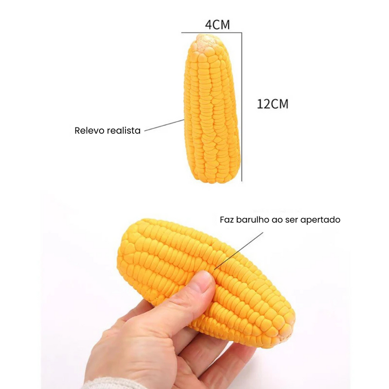 Mordedor Espiga de Milho: Diversão e Conforto para Seu Cachorro