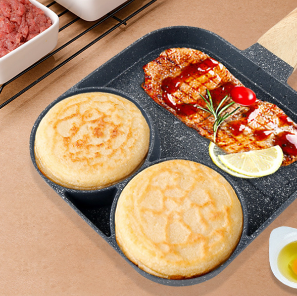 Frigideira Versátil 3 em 1 Gold Chef: Conforto e Praticidade na Sua Cozinha