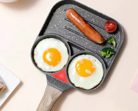 Frigideira Versátil 3 em 1 Gold Chef: Conforto e Praticidade na Sua Cozinha