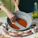 Frigideira de Cerâmica Antiaderente com Tampa para Cozinhar com Praticidade