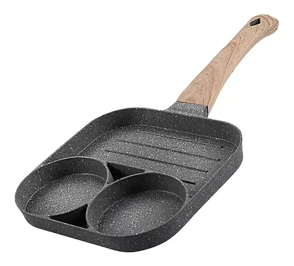 Frigideira Premium Antiadherente GoldGlide™ - Transforme Sua Cozinha com Praticidade e Conforto