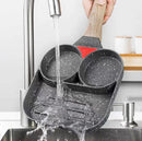 Frigideira Premium Antiadherente GoldGlide™ - Transforme Sua Cozinha com Praticidade e Conforto