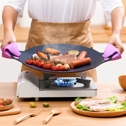 Frigideira Redonda Profissional Antiaderente - MasterGlide para Cozinhar com Praticidade