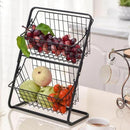 Fruteira de Mesa Metal com 2 Andares: Organize com Estilo e Praticidade