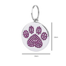 Pingente de Identificação Personalizado para Cachorros com Nome, Telefone e Endereço