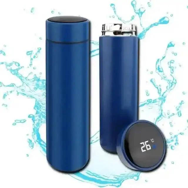 **Garrafa Térmica Inteligente 500ml – Conforto e Praticidade em Cada Gole**