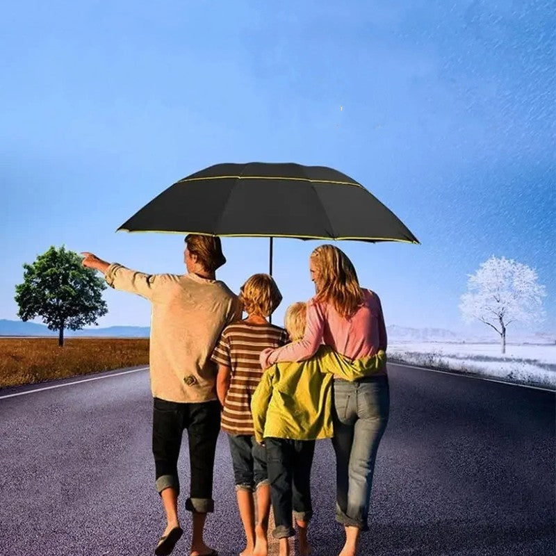 Guarda-Chuva SkyShield: Proteção Dobrável e Resistente ao Vento